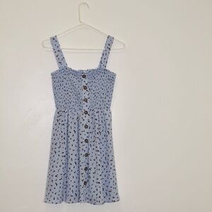 NWOT: Sienna Sky Light Blue Floral Mini Sundress